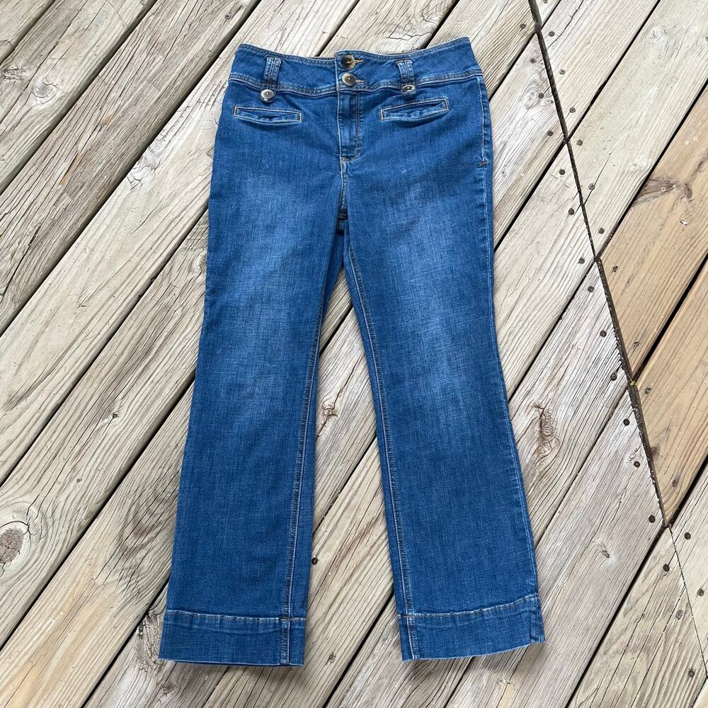 Anthropologie Pilcro And The Letterpress Women's Cropped Jeans Size 30"